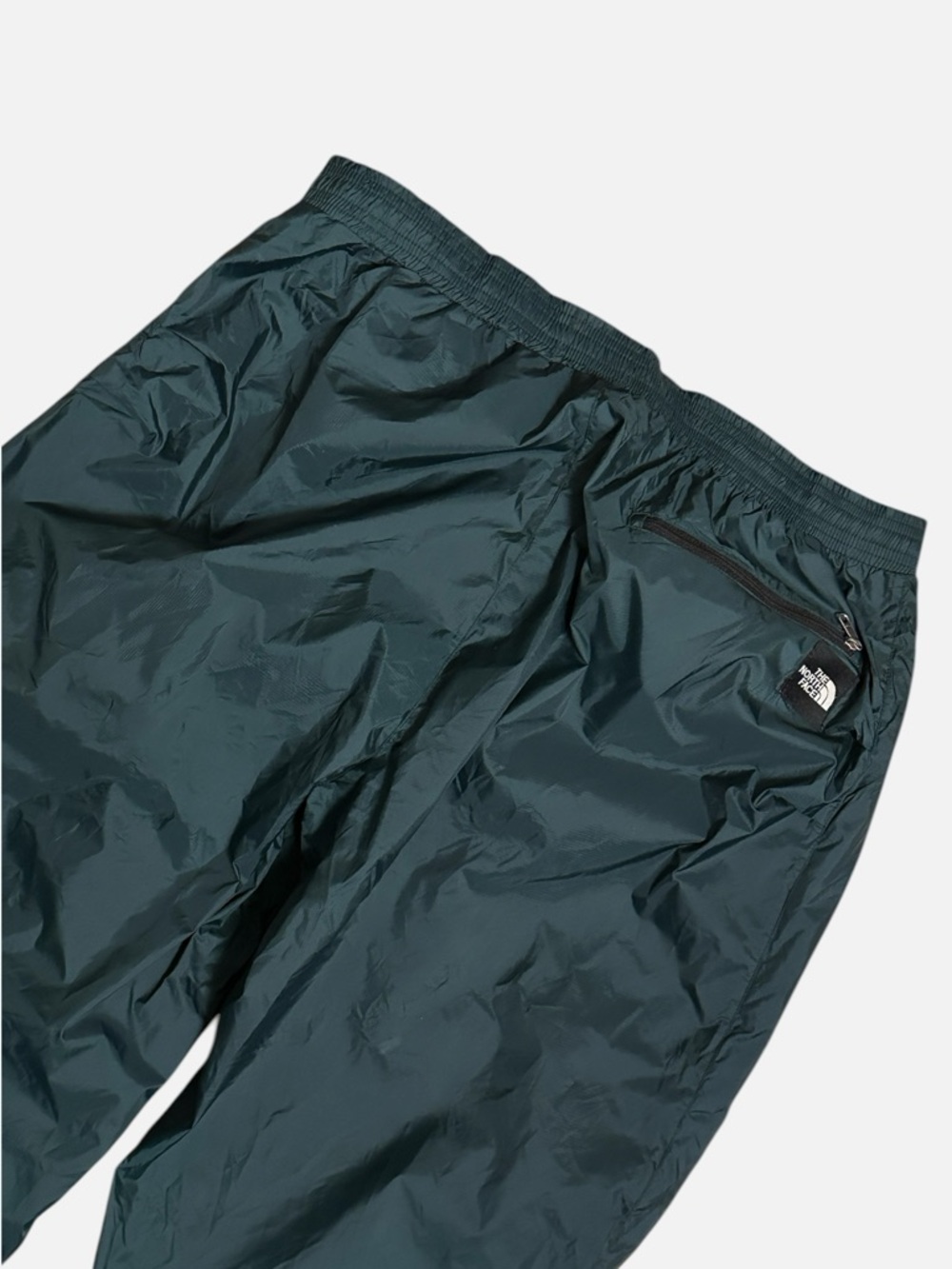 The North Face Men’s Large Dark Grey  Nylon Travel Rain Pants Packable VTG